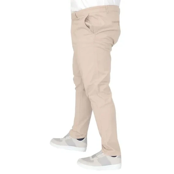 Büyük Beden Erkek Pantolon Keten Milano 20850 Bej - Resim 2