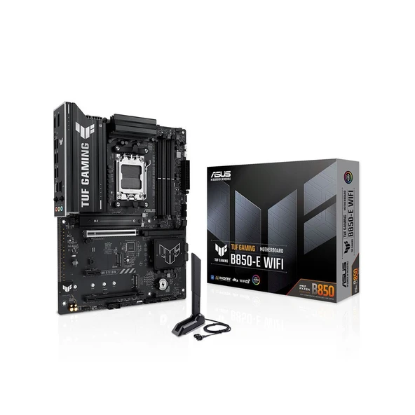 ASUS TUF GAMING B850-E WIFI AMD Soket AM5 B850 DDR5 8000+MT/s (OC) Wi-Fi 6E ATX Anakart ürün görseli 1