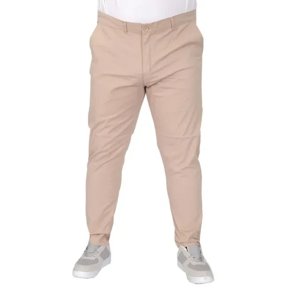 Büyük Beden Erkek Pantolon Keten Milano 20850 Bej ürün görseli 1