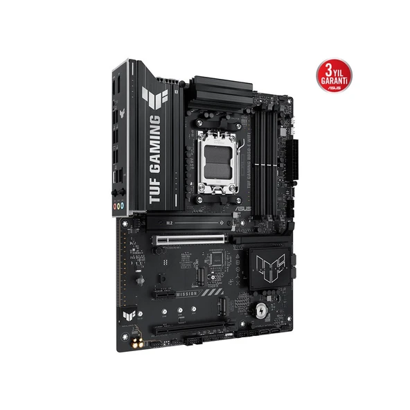 ASUS TUF GAMING B850-E WIFI AMD Soket AM5 B850 DDR5 8000+MT/s (OC) Wi-Fi 6E ATX Anakart - Resim 4