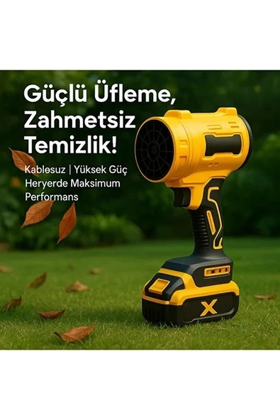 AHV-18 Turbo Hava Üfleyici | 4 Kademe Hız | 21V 431W Kablosuz Blower | 32.000 RPM" ürün görseli