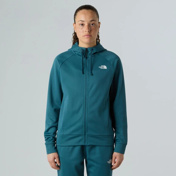 The North Face Kadın Reaxion 2.0 Tam  Fermuarlı Kapüşonlu Mont NF0A8DWBDYW1 - Resim 3