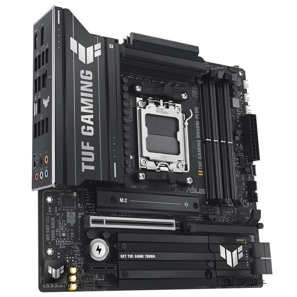 ASUS TUF GAMING B850M-PLUS AMD B850 DDR5 8000MHz (OC) Soket AM5 mATX Anakart - Resim 4