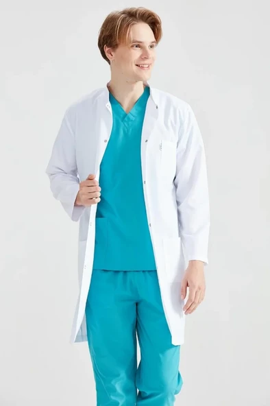 Mooda Medikal Erkek Hakim Yaka Uzun Kollu - Resim 2