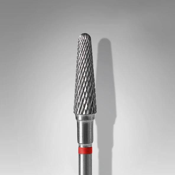 Staleks Manikür Çıkarma Çelik Törpü Ucu Kırmızı Frustum FT70R040/13 ürün görseli
