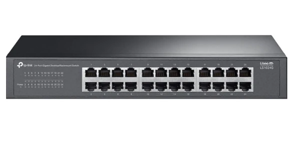 Tp-Link LS1024G 24 Port 10-100-1000 Mbps Switch Metal Kasa - 1