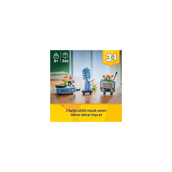 LEGO 31172 Creator 3 Ü 1 Arada Çiçekli Pikap - Resim 2