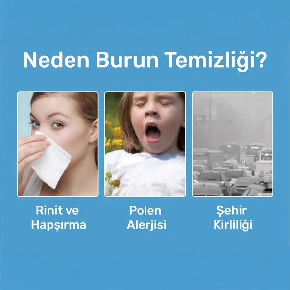 Waterpulse YT-300 Profesyonel Burun Temizleme Taşınabilir Nazal Bakım Burun Duşu Pembe - 8