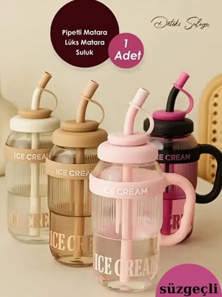 Süzgeçli Detox Su Şişesi Karışık renk ürün görseli