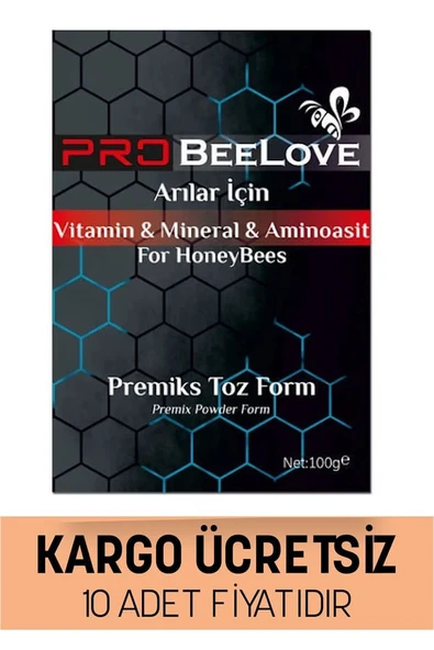 BEELOVE Pro Vitamin-mineral-aminoasit 1 Kutu = 10 Adet