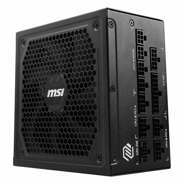 MSI MAG A1000GL PCIE5 1000W 80+ Altın Modüler Güç Kaynağı - Resim 3