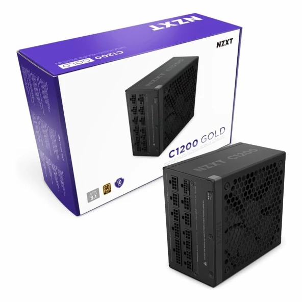 NZXT C1200 1200W 80+ Altın Modüler Güç Kaynağı ürün görseli 1