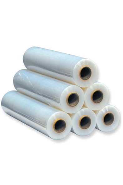 Palet Rulo Streç Film Folyo - Şeffaf - 17 Mikron - 50 Cm. x 300 Metre - 6 Adet ürün görseli 1