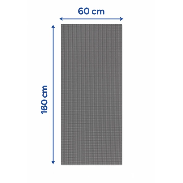 Kamp Matı -  Argeus - 10mm Foam Mat - Gri - (60*190 cm) - 3