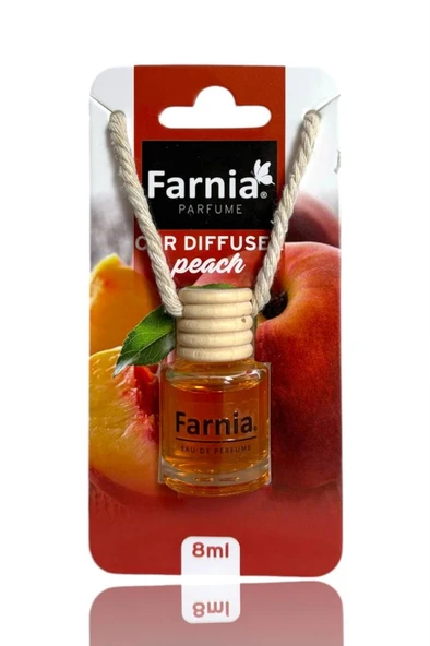 Farnia Yüksek Esanslı Askılı Araç Kokusu EDP Parfüm Şeftali 8 Ml 3 Adet Avantaj Paketi - 2