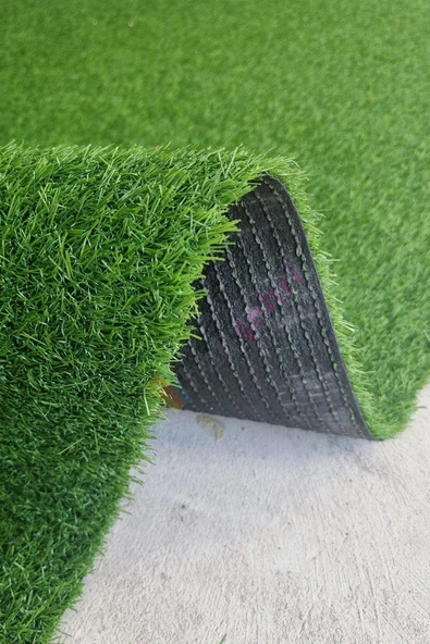 Omeyva Suni Yapay Halı Çim Halı Saha Çimi Bahçe Kaplaması  - Kesilmiş - 20x30 Cm. - 1 Adet - Resim 3