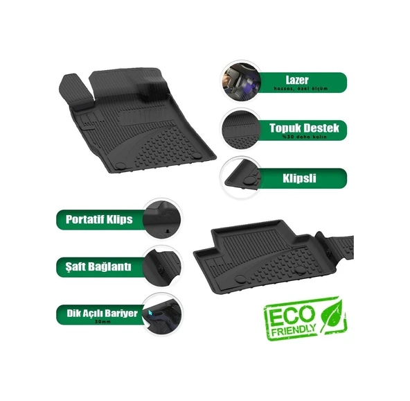 Sahler Opel Astra L 2022 + 4.5D Havuzlu Paspas Siyah - 2