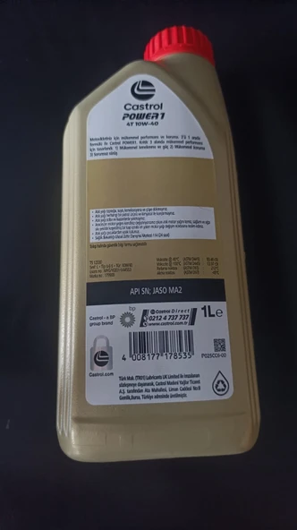 Power 1 4t 10w-40 1 Litre ( 2025 Üretim ) - 2