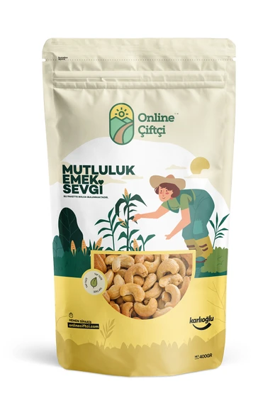 Online Çiftçi Kavrulmuş Kaju 400Gr ürün görseli 1