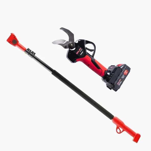 Solax B2121 Şarjlı Budama Makası ve Uzatma Kolu Set - Resim 6