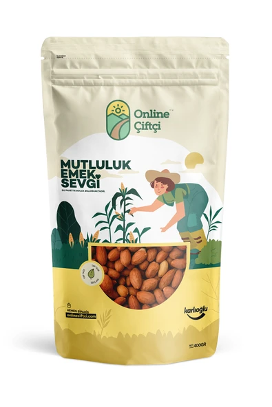 Online Çiftçi Tuzsuz Kavrulmuş Yer Fıstığı 400Gr - 1