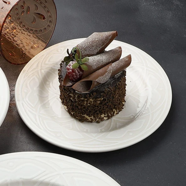 PST-0041 YUV.PASTA TABAGI 20 CM CREAM DECOR