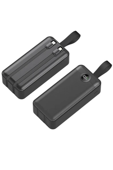 1035 30000 mAh 22.5W Hızlı Şarj Özellikli 2 Çıkışlı Taşınabilir Hızlı Şarj Dijital Göstergeli Powerbank - 2