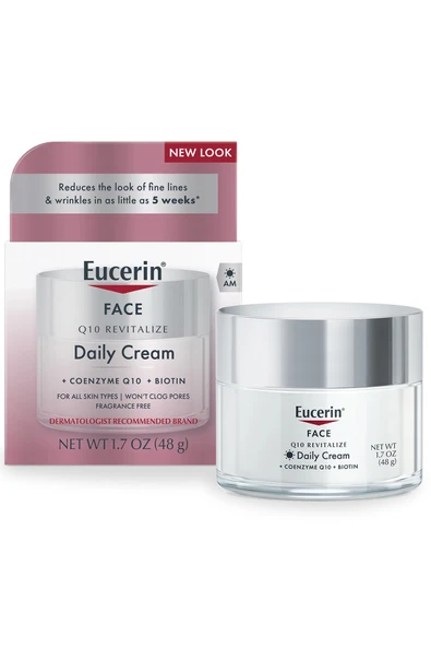 Eucerin Coenzyme Q10 Revitalize Biotin Anti-Wrinkle Gündüz Krem 48gr/1,7oz - 1