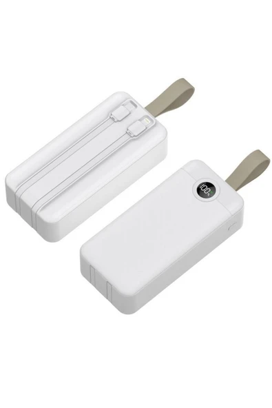 1035 30000 mAh 22.5W Hızlı Şarj Özellikli 2 Çıkışlı Taşınabilir Hızlı Şarj Dijital Göstergeli Powerbank - 5