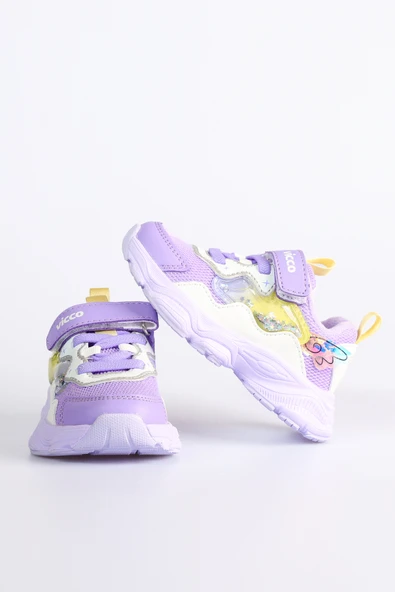 Vicco Kimmy Kız Çocuk Renkli Hafi Cırtlı Spor Ayakkabı 346.24K.309