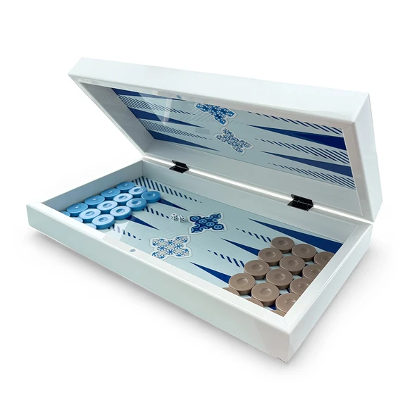 Biggdesign Blue Tile Tavla, Çizilmez Zeminli, Mıknatıslı MDF Kasa, 2 Kat Vernik Cilalı - 4