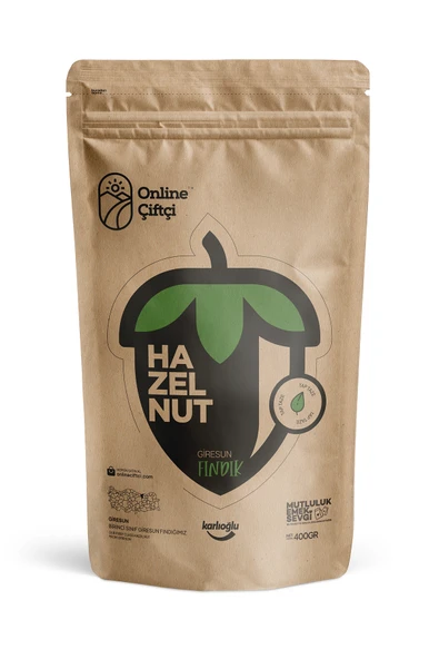 Online Çiftçi Çiğ İç Fındık 400Gr