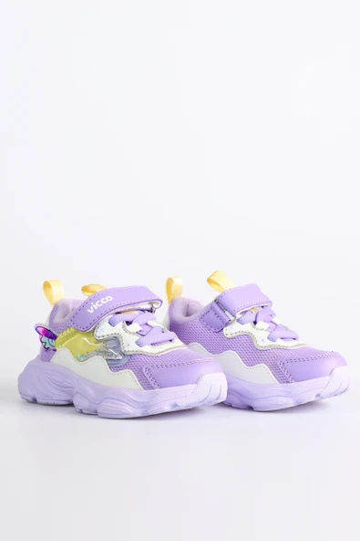 Vicco Kimmy Kız Çocuk Renkli Hafi Cırtlı Spor Ayakkabı 346.24K.309 - 2