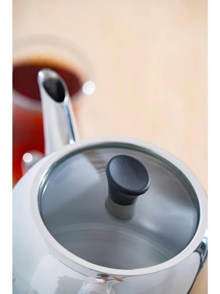 Acar Alvez Aile Boy Çelik Çaydanlık Takımı AR-08588 - 4