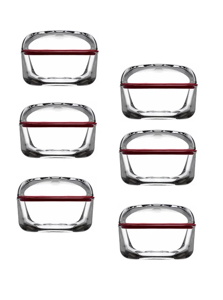 Paşabahçe 96887 Plus Silikon Contalı Kapaklı Saklama Kabı Seti 395 Cc 6 Adet ürün görseli 1