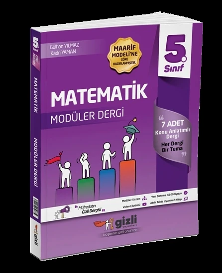 5. Sınıf Matematik Müfredatın Gizli Dergisi Gizli Yayınları ürün görseli