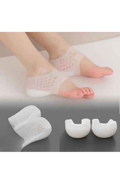 Lucky Boy Yükseltici Silikon Topukluk Gizli Boy Uzatma Tabanlık 2 Cm Rahat Esnek Silikon Erkek Kadın - 2