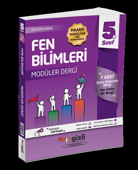 5. Sınıf Fen Bilimleri Müfredatın Gizli Dergisi Gizli Yayınları ürün görseli