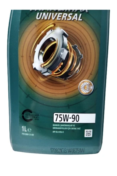 Transmax Universal 75w-90 Manuel Sanzimanlar Ve Diferansiyeller Icin Ortak Api Gl-4/gl-5 1 Litre Yag - 3