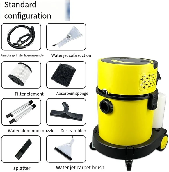 Ev Çok Fonksiyonlu Kuru ve Islak Temizleyici Koltuk ve Halı Temizleme Makinesi Sprey Tipi Temizleme Makinesi Elektrikli Süpürge - Resim 2
