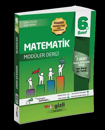 6. Sınıf Matematik Müfredatın Gizli Dergisi Gizli Yayınları ürün görseli