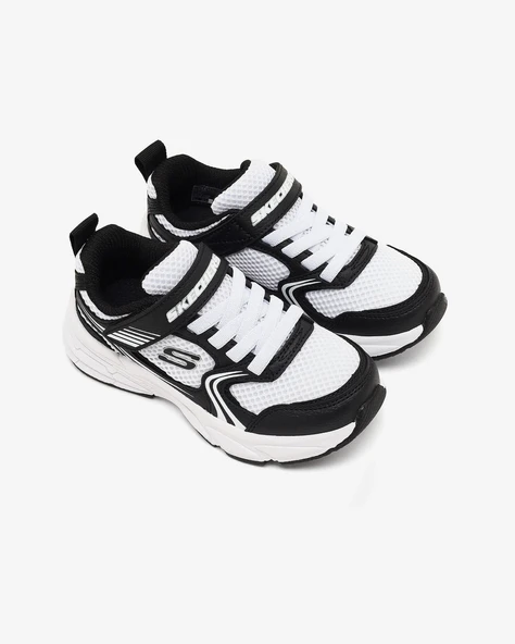 Skechers 303692L BKW Retro-Graph Kız Çocuk Spor Ayakkabı - Resim 5