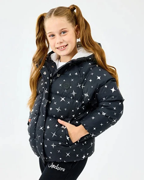 Skechers SK2520052-1602 G Puffer Kız Çocuk Mont - Resim 4