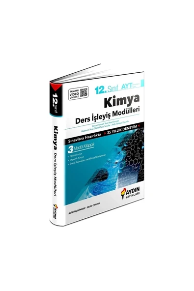 Aydın 12.Sınıf Ayt Kimya Ders İşleyiş Modülleri ürün görseli 1