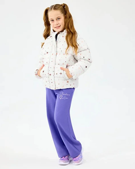 Skechers SK2520052-1040 G Puffer Kız Çocuk Mont - Resim 4