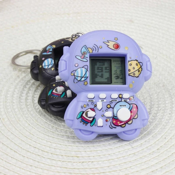 Tetris Anahtarlık Tetris Oyunlu Çanta Süsü-Anahtarlık (1 Adet) - Resim 5