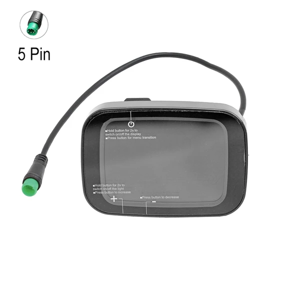 E-Bike Ekran - YL-81C, 5Pin, Mosso/Altec Uyumlu - Resim 2