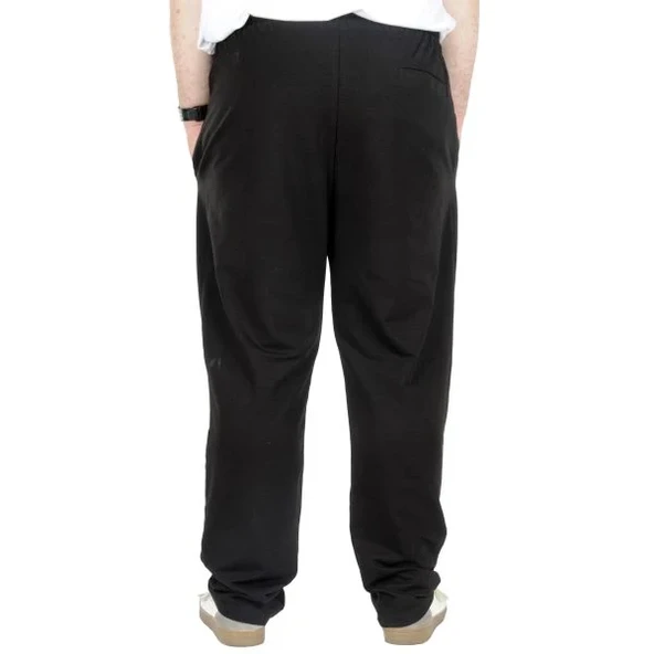 Büyük Beden Erkek Eşofman Altı Classic 2 Ip 11100 Siyah - Resim 2