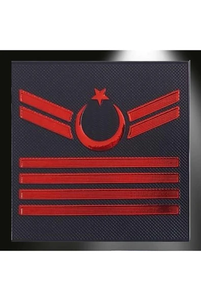 Jandarma Asayiş Uzman Çavuş 4 Kademeli 3d Rütbesi, Çift, 2025 Yeni Tip, Cırtlı ürün görseli