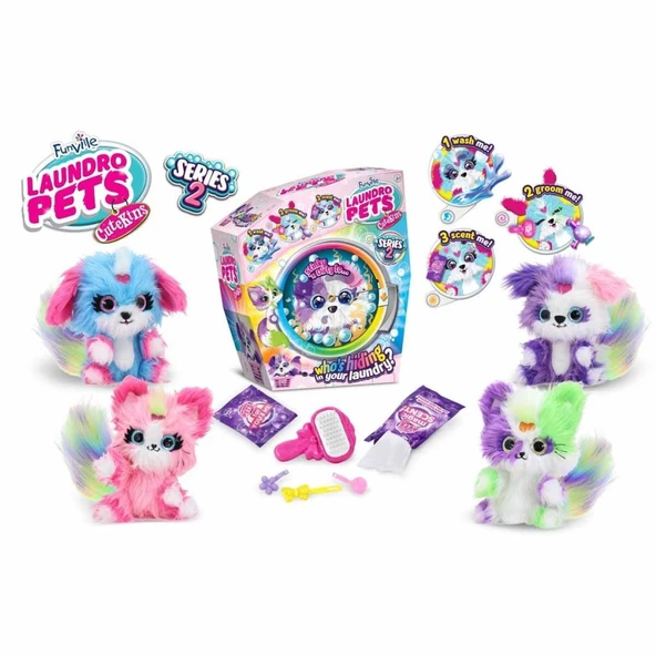 Nessiworld 1050424 SUN-FNV-PELUŞ LAUINDRO PETS S3 SÜRPRİZ PAKET - 1